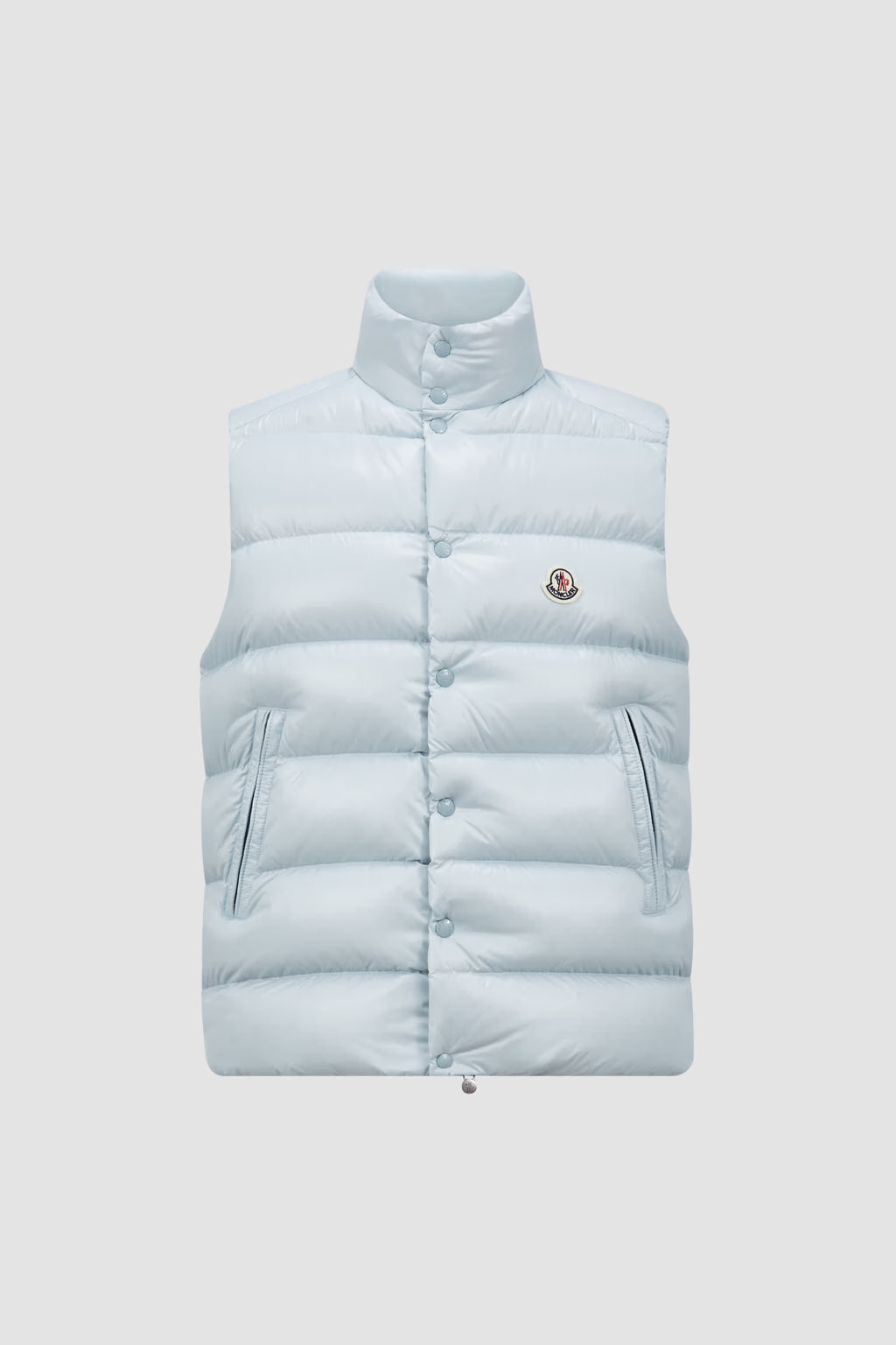 Moncler Tibb Ärmellose Daunenjacke Pastellblau
