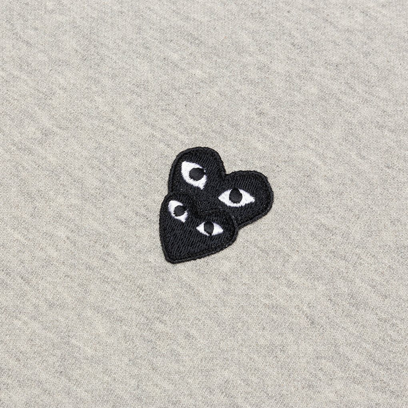 Gilet Gris CDG double coeur