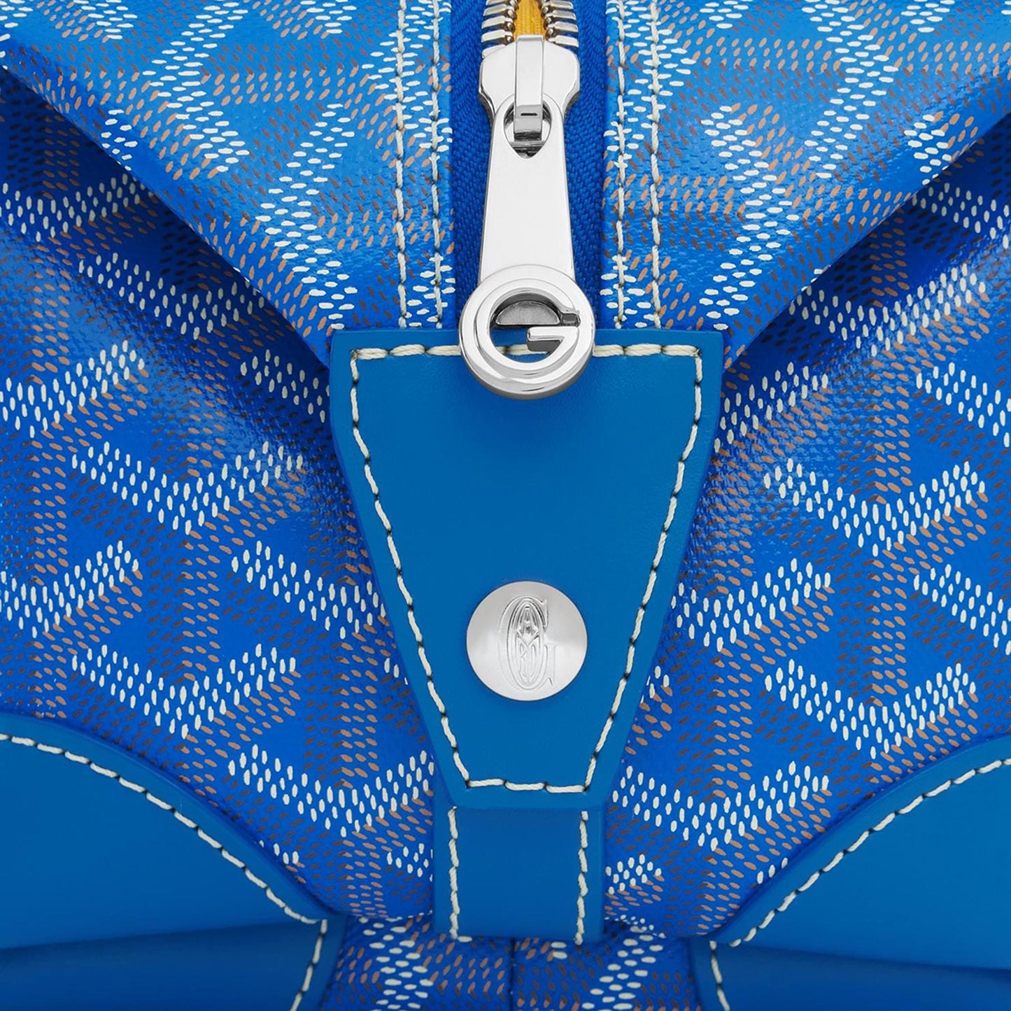 Goyard Bowling 25 Himmelblaue Kulturtasche