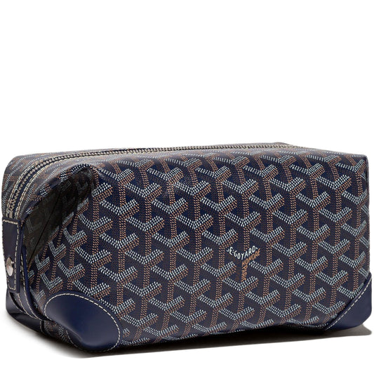 Goyard Bowling 25 Marineblaue Kulturtasche
