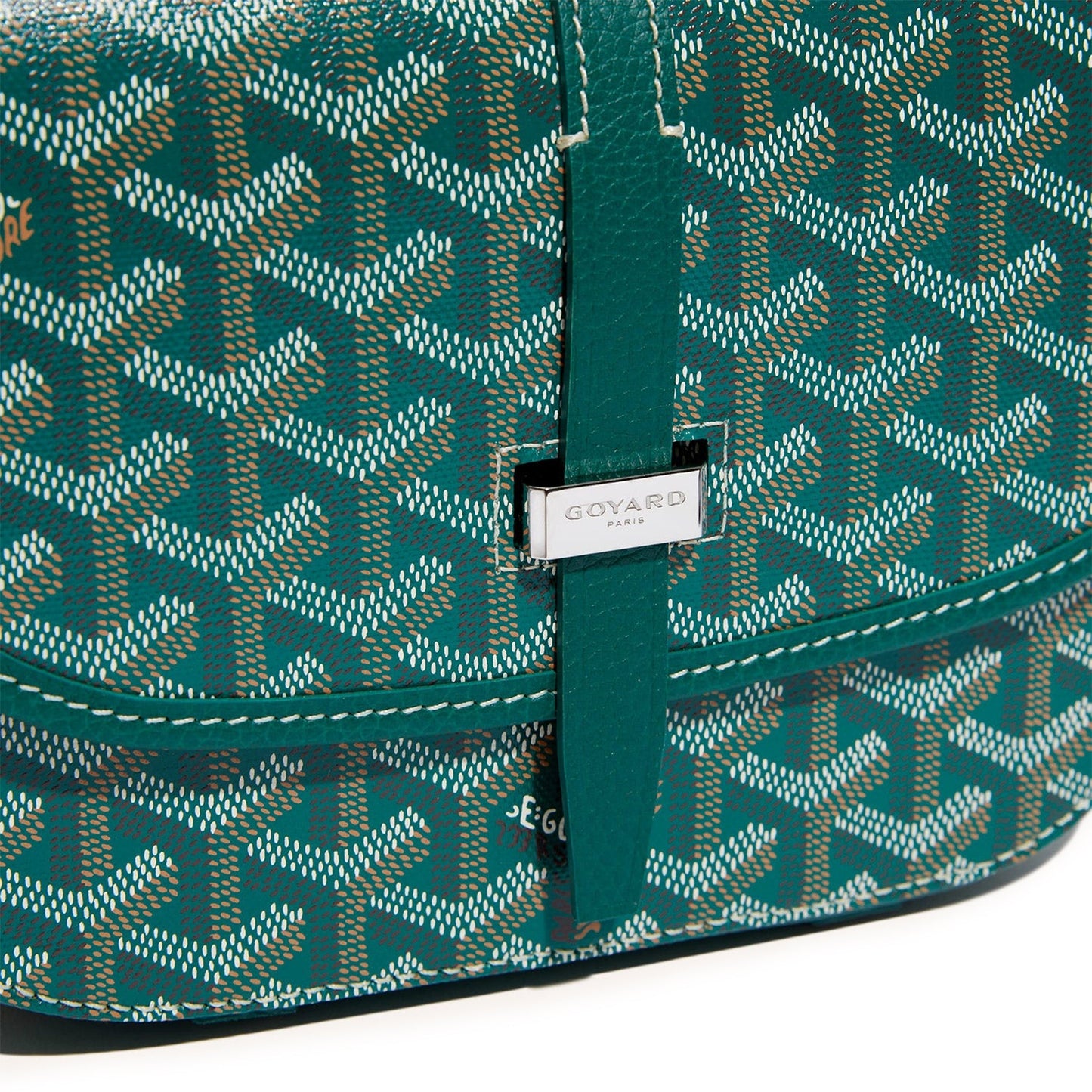 Goyard Belvedere II Grüne PM Umhängetasche 