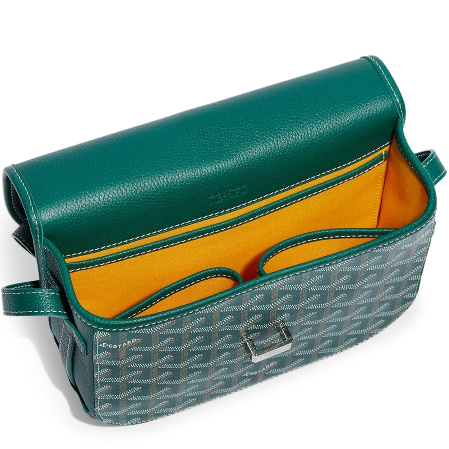 Goyard Belvedere II Grüne PM Umhängetasche 