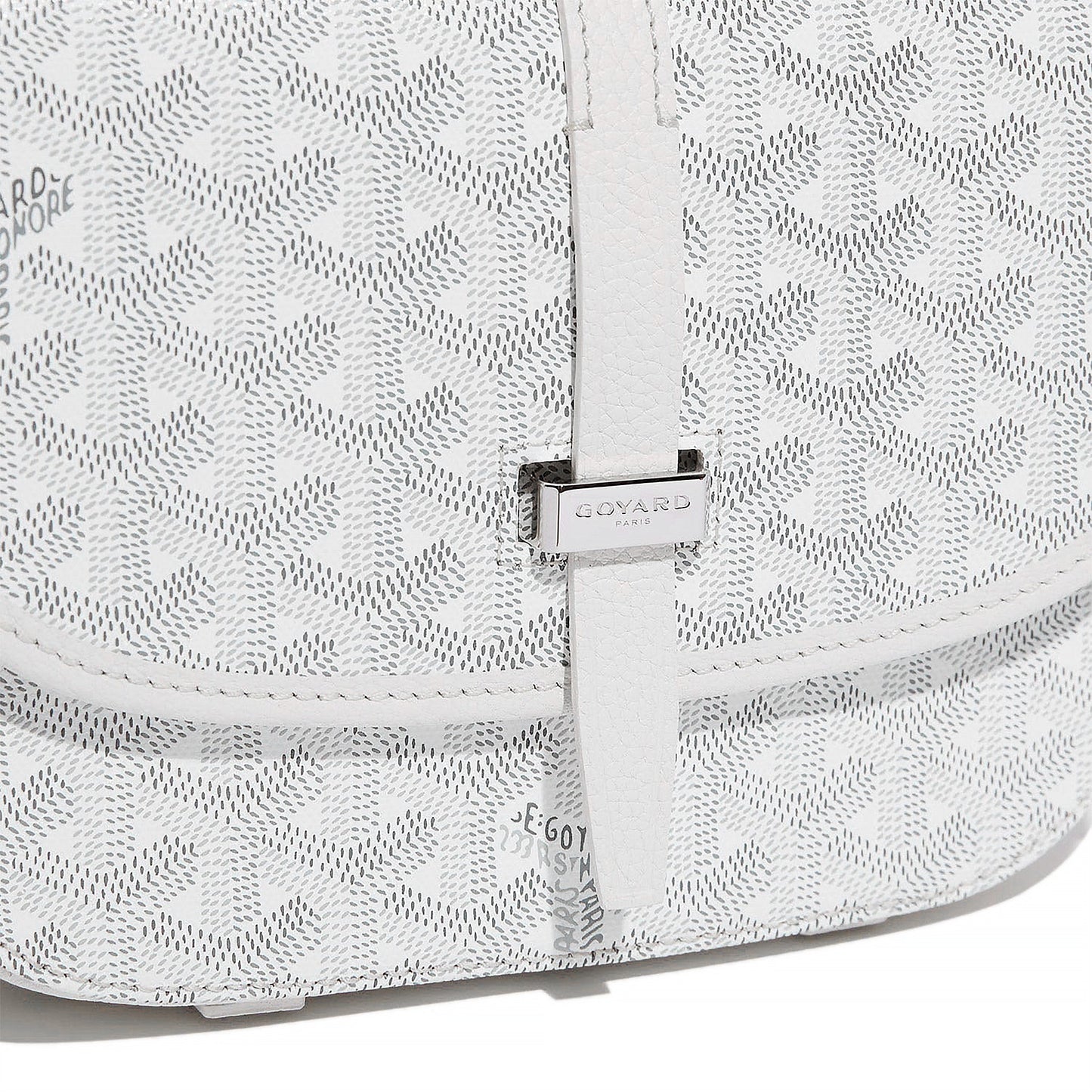 Goyard Belvedere II Weiße PM-Umhängetasche 