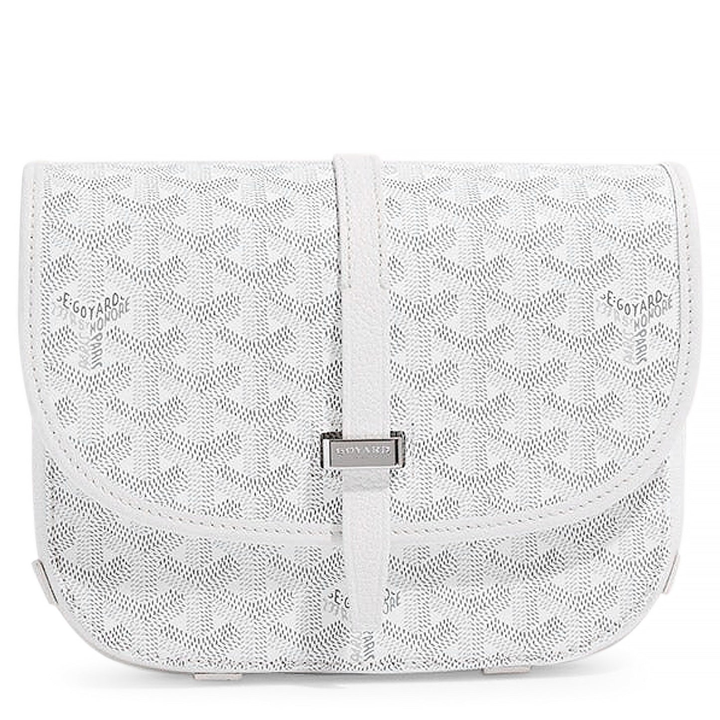 Goyard Belvedere II Weiße PM-Umhängetasche 