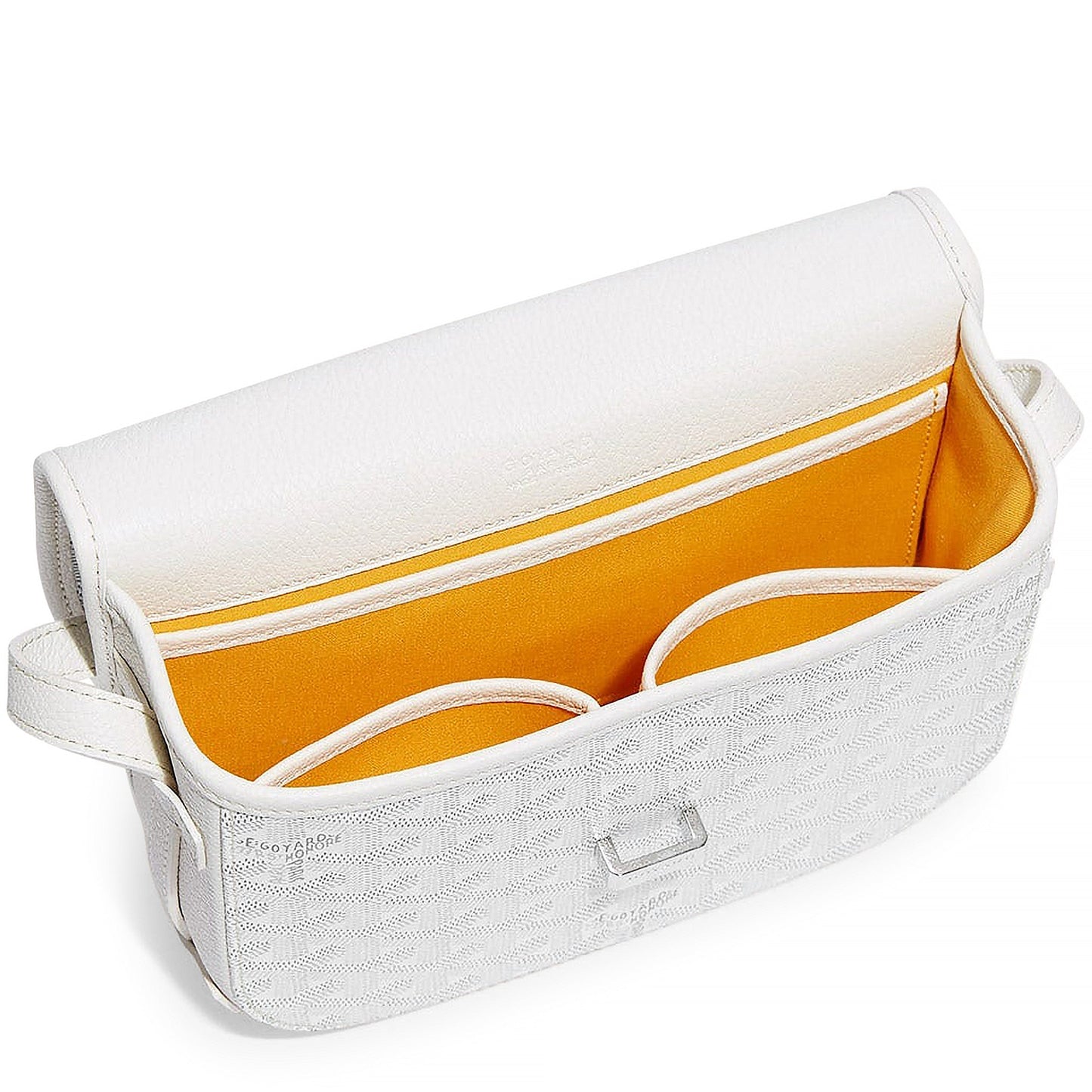 Goyard Belvedere II Weiße PM-Umhängetasche 