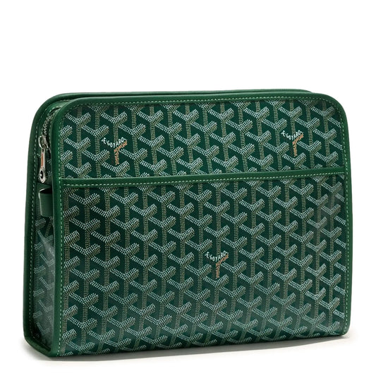 Goyard Jouvence GM Grüner Kulturbeutel