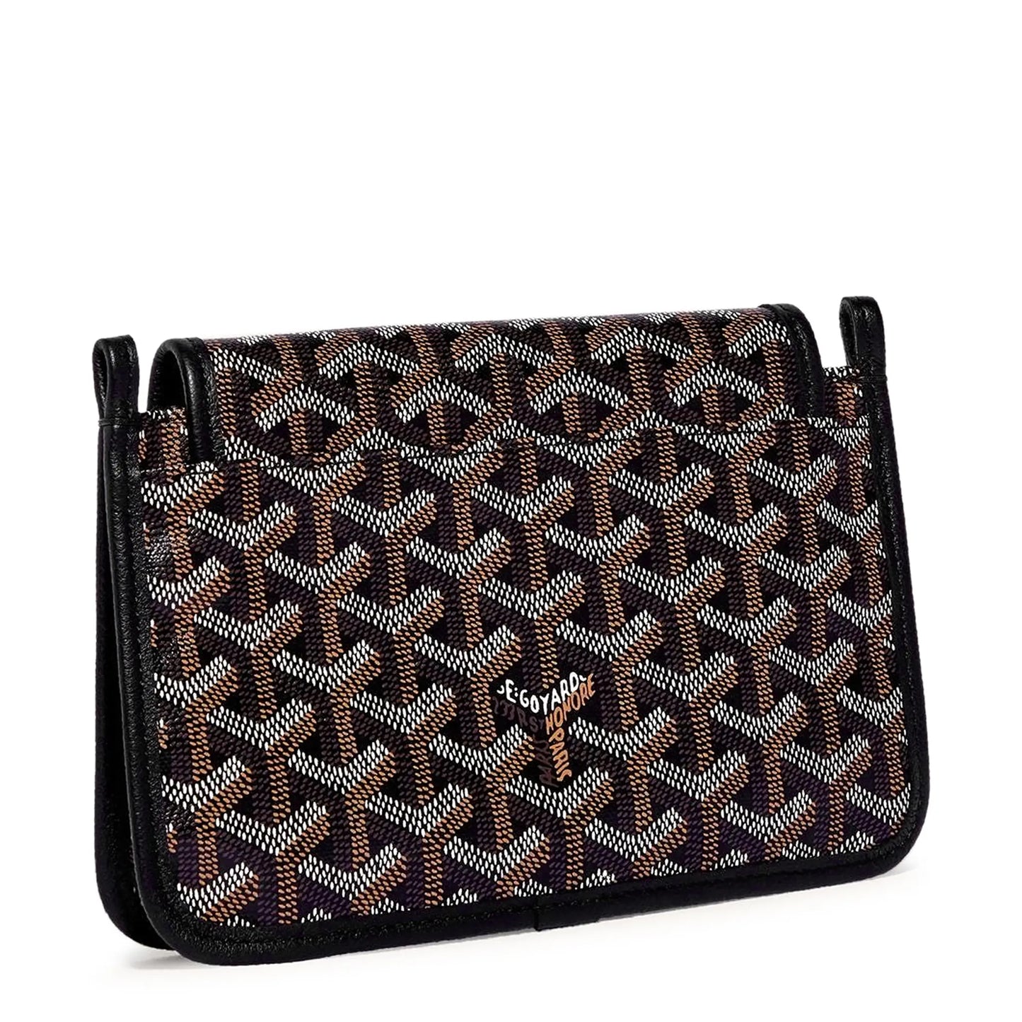 Goyard Plumet Pocket Schwarze Geldbörse