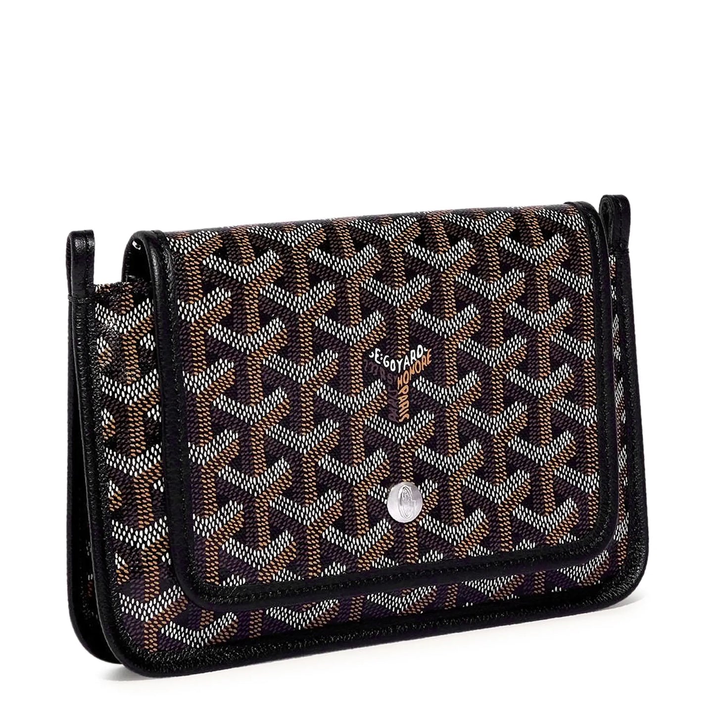 Goyard Plumet Pocket Schwarze Geldbörse