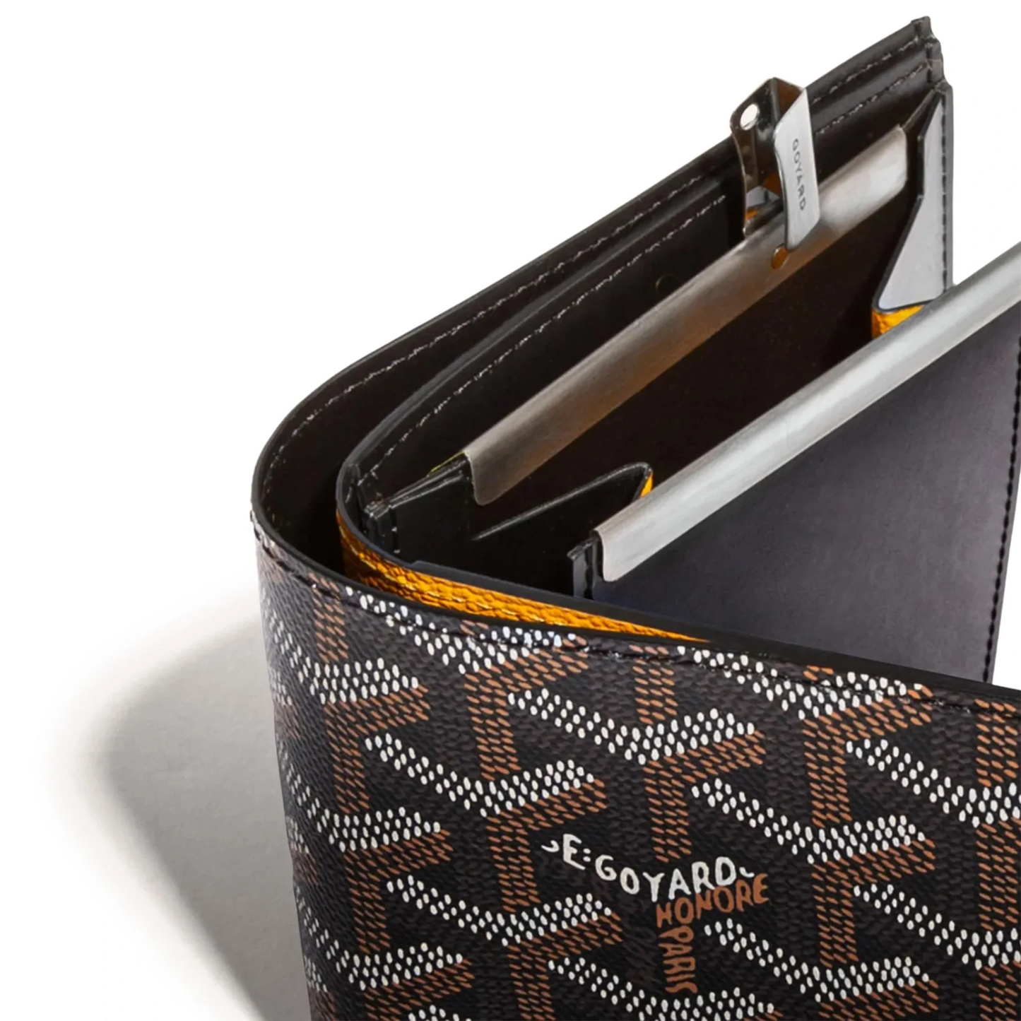 Schwarze Geldbörse von Goyard Saint-Florentin 