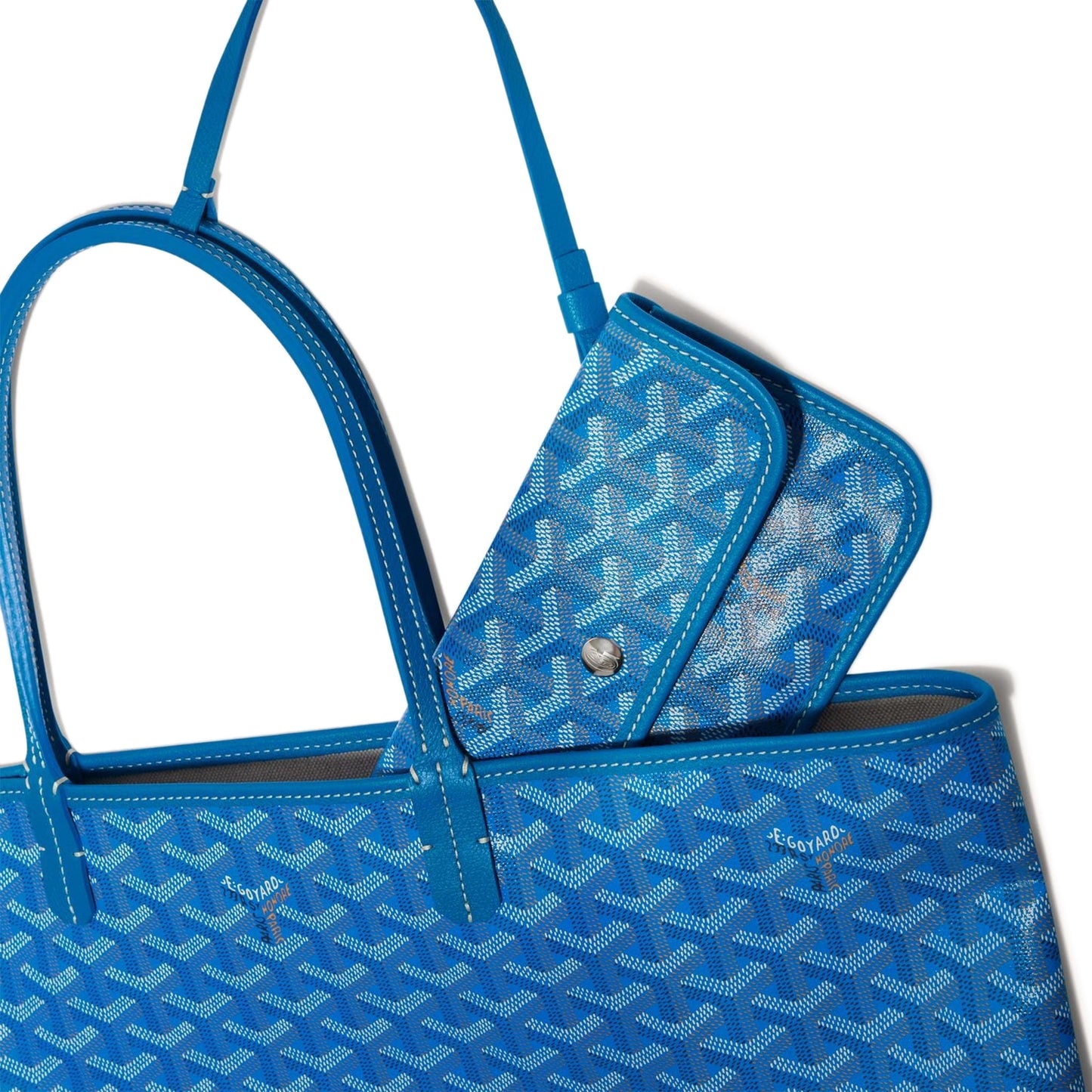 Goyard Saint Louis PM Einkaufstasche Himmelblau