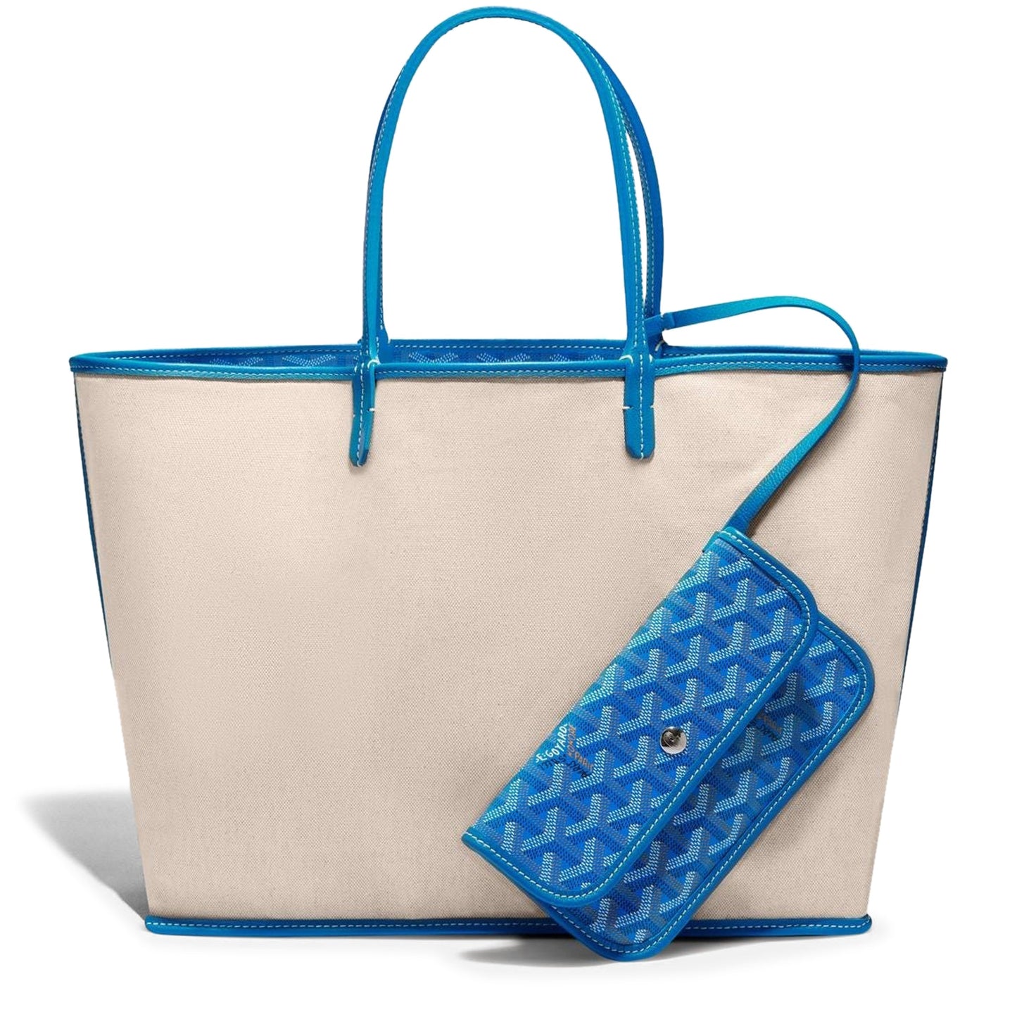 Goyard Saint Louis PM Einkaufstasche Himmelblau
