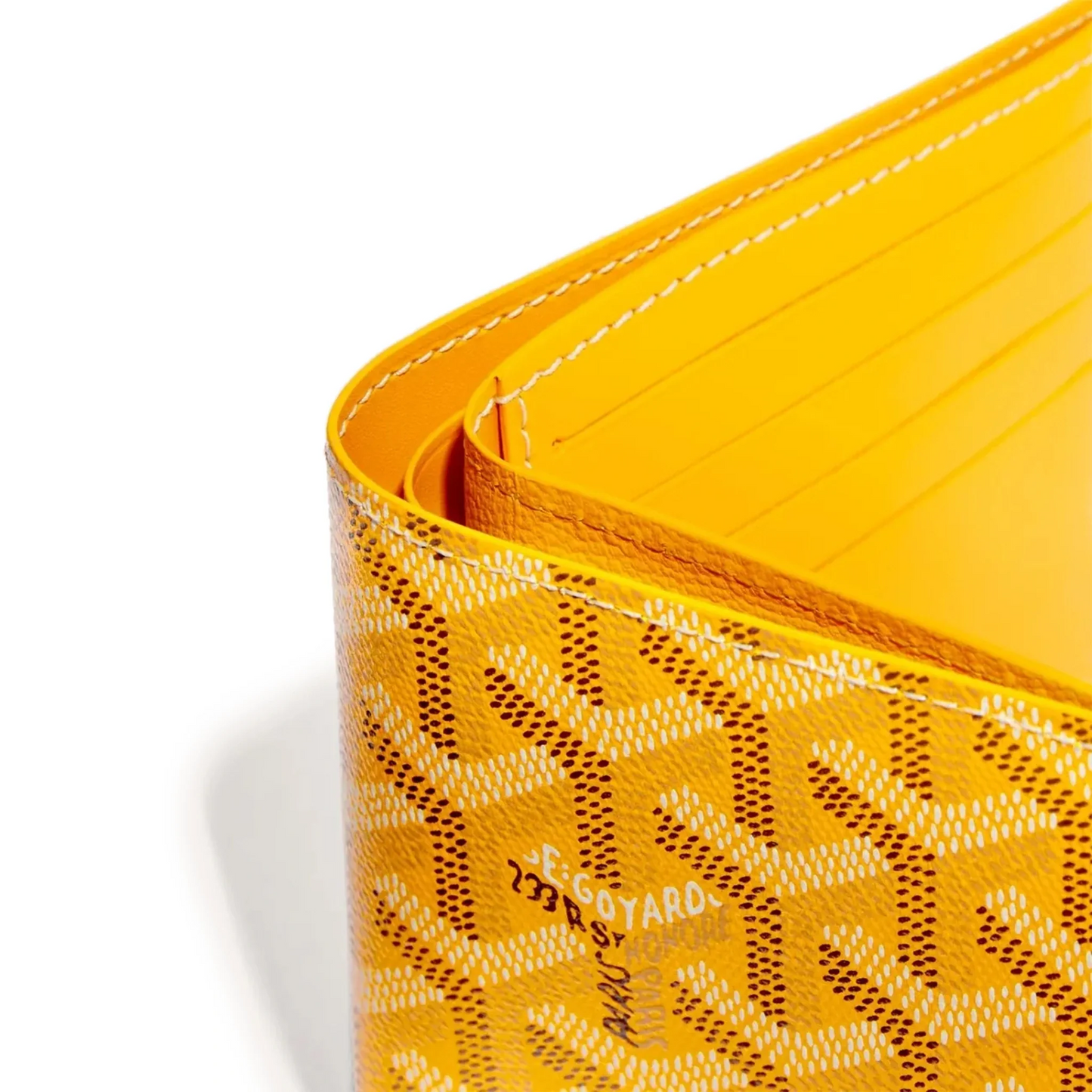 Goyard Victoire Gelbe Geldbörse