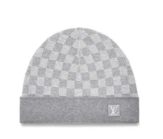 Graue Mütze von Louis Vuitton