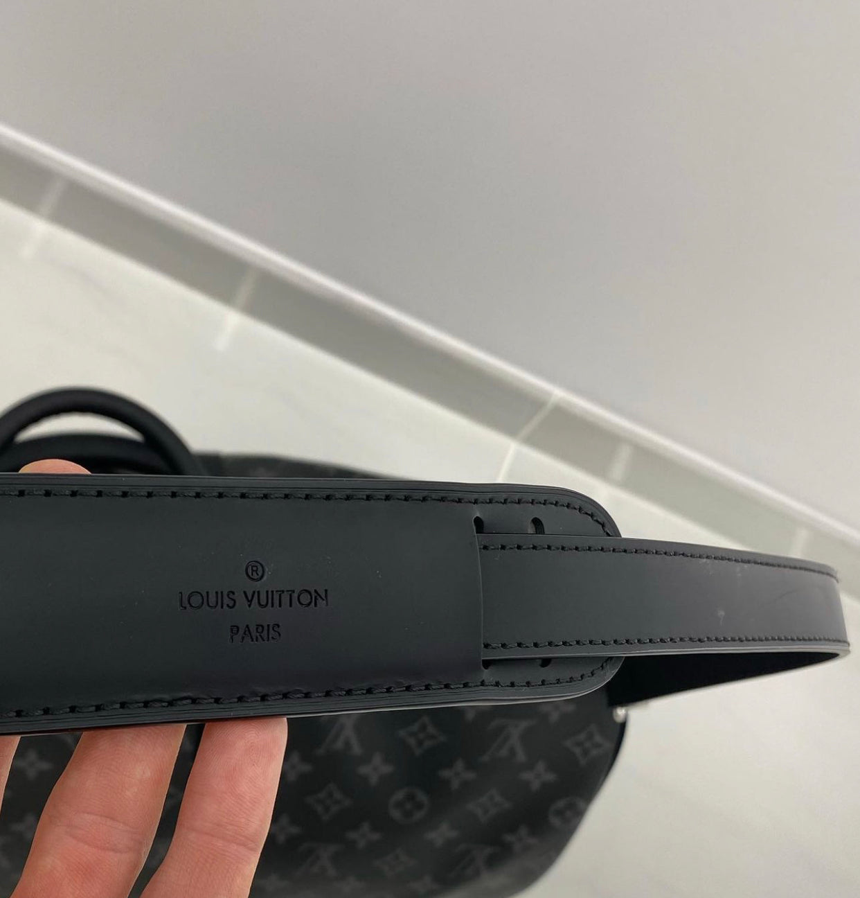 Sac de voyage Louis Vuitton Gris 60 cm