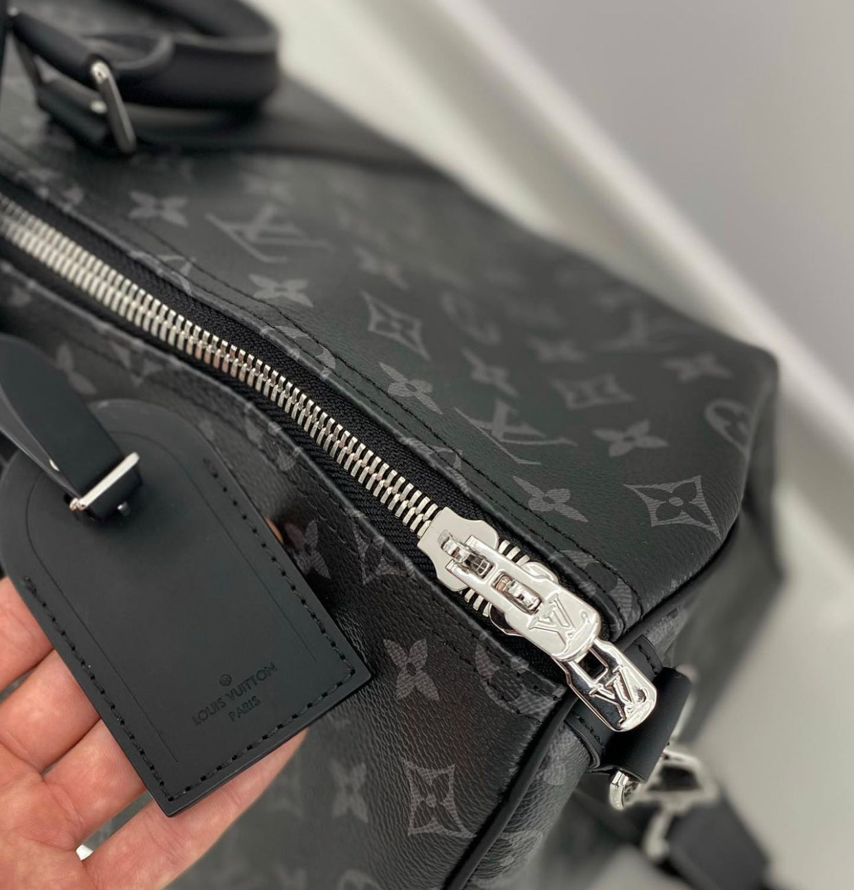 Sac de voyage Louis Vuitton Gris 60 cm