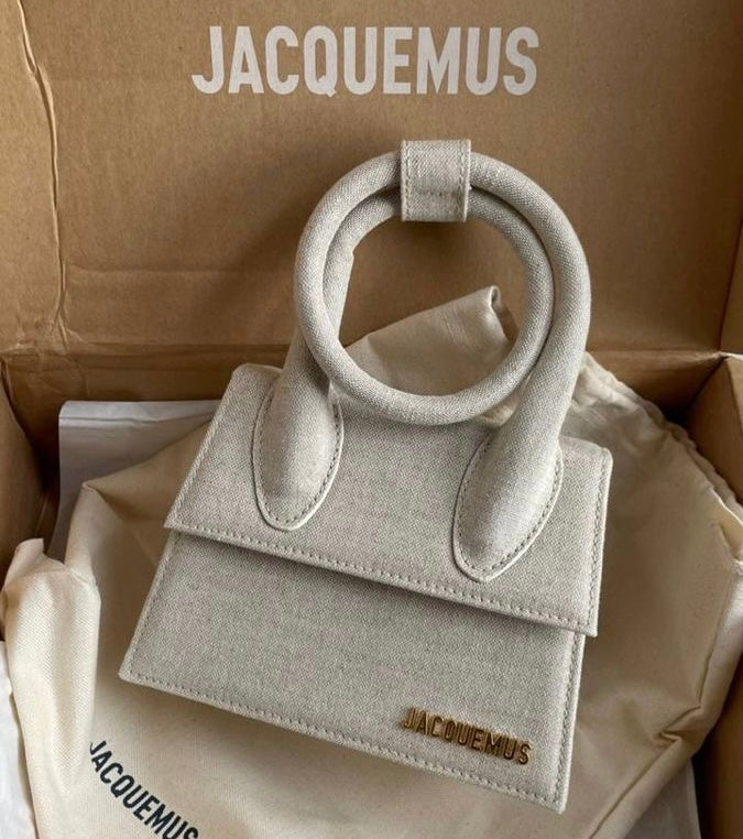 Jacquemus Chiquito Weiße Schleifentasche