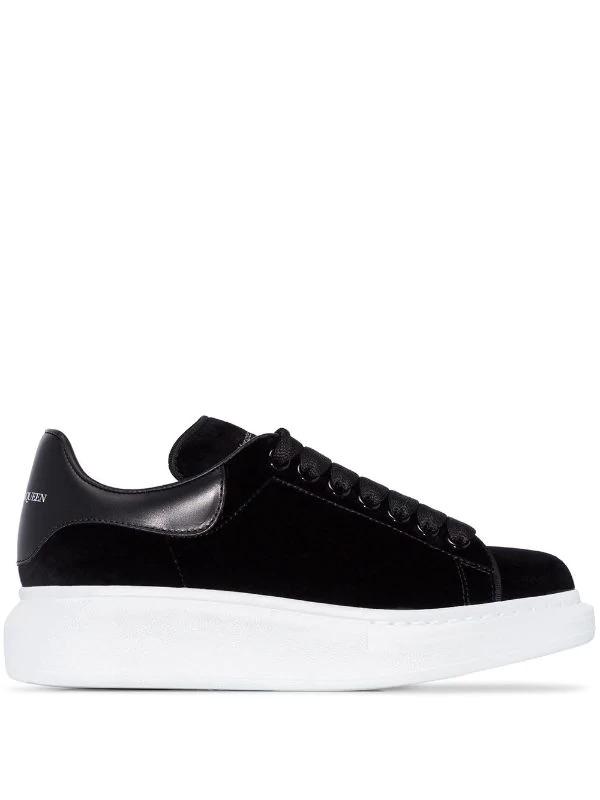 Alexander McQueen Noir/Blanc Velour
