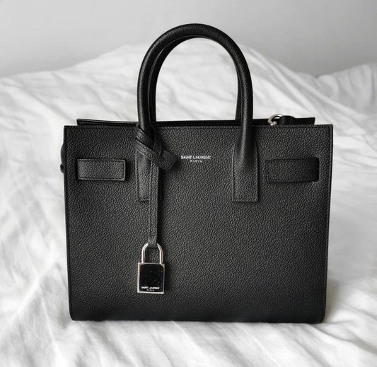 Yves Saint Laurent Schwarze Tagestasche