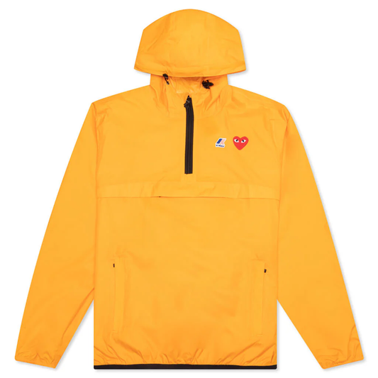 Kway X CDG: Kway Yellow (halb geschlossen)