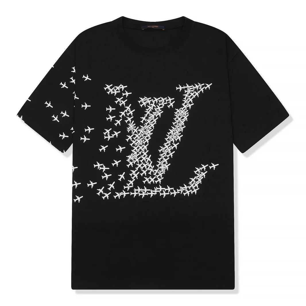 Louis Vuitton 2054 Planes Black T Shirt