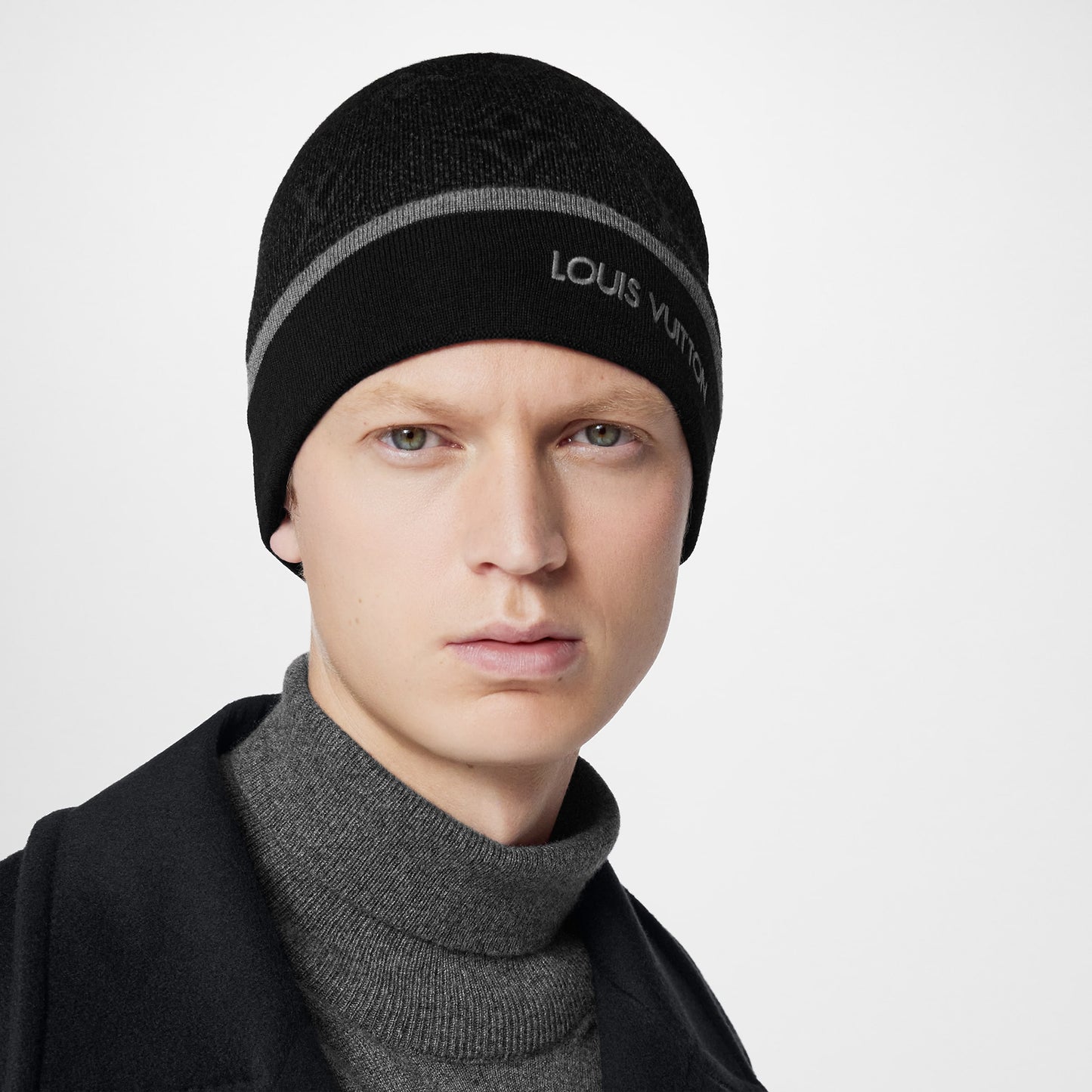 Schwarze Mütze von Louis Vuitton