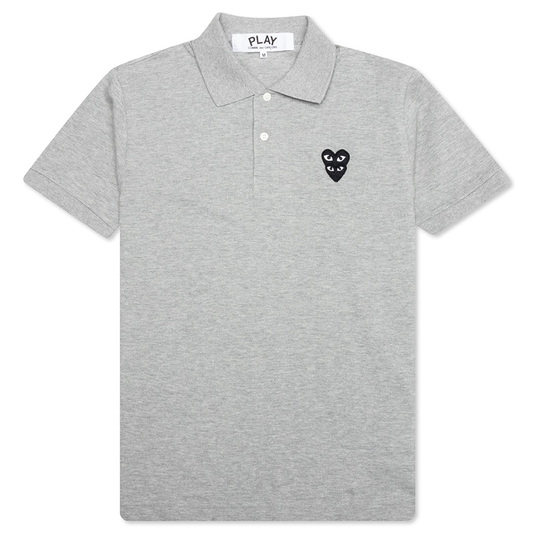 Graues Poloshirt von CDG (Doppelherz)