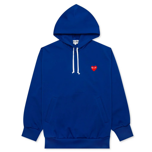 CDG Blauer Kapuzenpullover