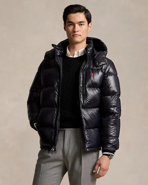 Ralph Lauren glänzende Gorham Daunenjacke