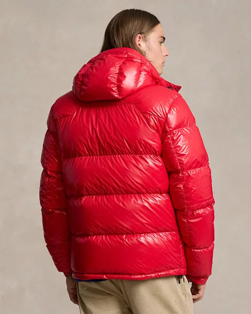 Ralph Lauren glänzende Gorham Daunenjacke